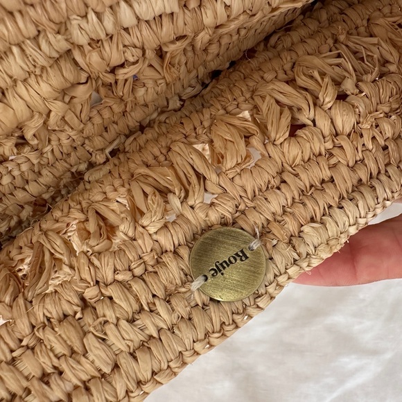 Rouje Augustin raffia bag - new - Picture 5 of 5